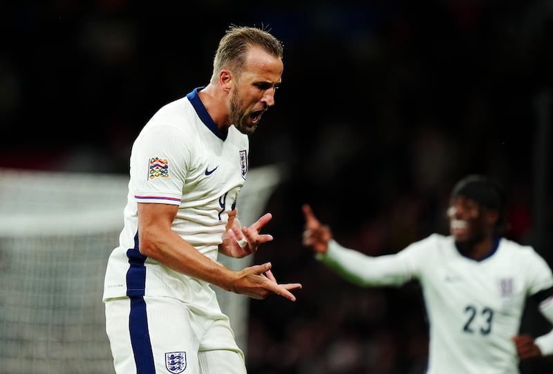 Kane celebrated his second of the match