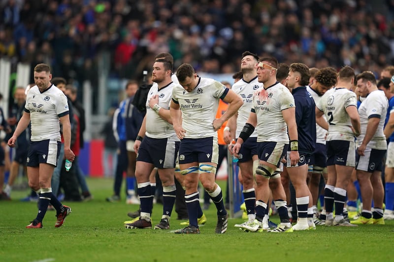 Scotland suffered a dismal defeat in Italy on Saturday