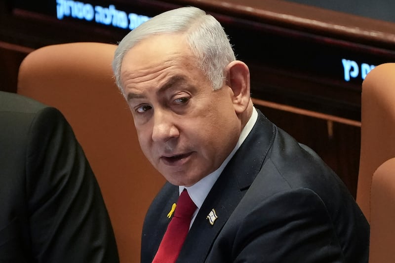 Israel’s Prime Minister Benjamin Netanyahu (Ohad Zwigenberg/AP)