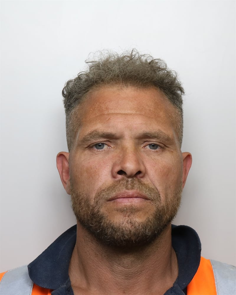 Philip Hoban who has been jailed for eight months at Leeds Crown Court after admitting racially abusing protesters who gathered for a pro-Palestinian demonstration in the city