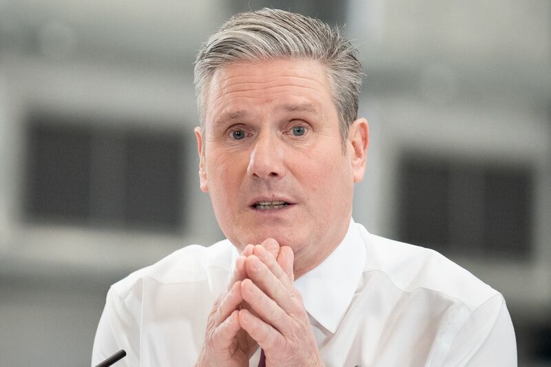 Labour Party leader Sir Keir Starmer said the PM was trying to create ‘dividing lines’ with his welfare and taxation comments