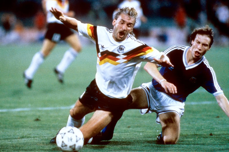 Rudi Voller at the 1990 World Cup