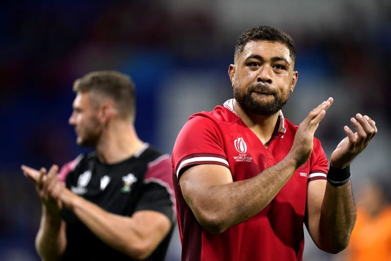 Taulupe Faletau is a rugby hero for Wales back-row newcomer Mackenzie Martin