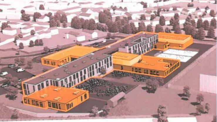 Artist\'S Impression Of The New School In Holywood