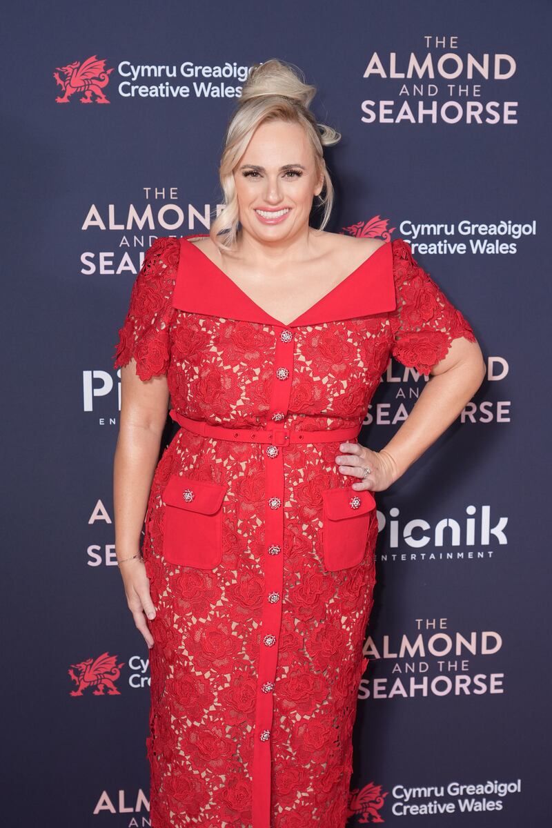 Rebel Wilson attends the UK premiere of The Almond and the Seahorse