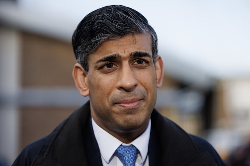 The charity said the figures challenge comments made by Rishi Sunak after the Prime Minister said the best way to get children out of poverty is to ensure they don’t grow up in ‘workless’ households