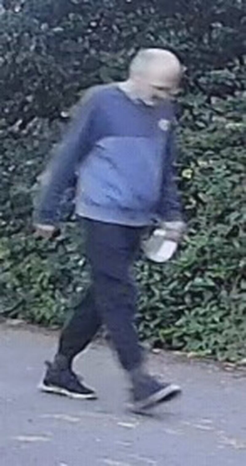 A CCTV image issued by Suffolk Police of a man they would like to speak to in connection with the murder of Anita Rose