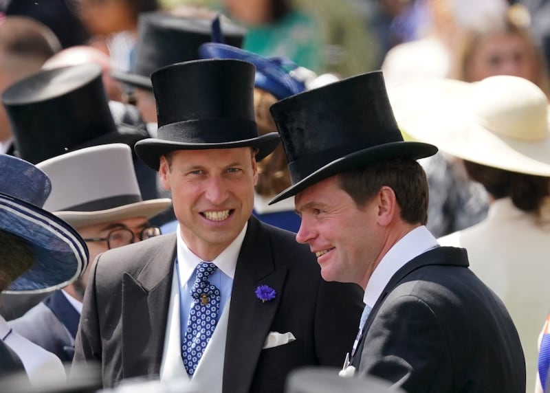The Prince of Wales at Royal Ascot on Wednesday