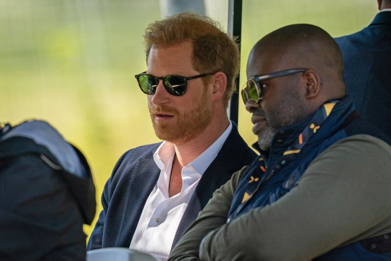 The Duke of Sussex and photographer Misan Harriman