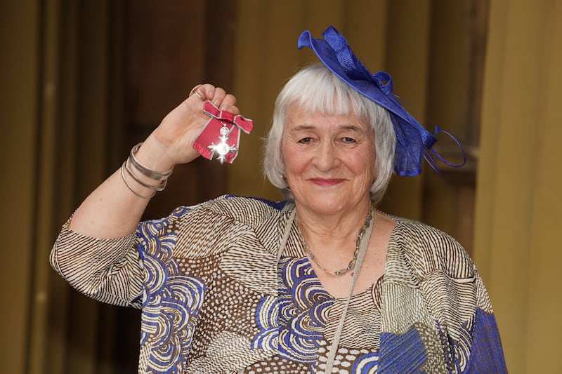 Helen Holtam was honoured after running origami classes for inmates at a Wiltshire prison