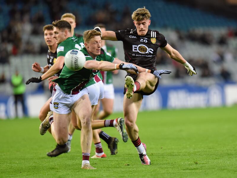 John McGovern started in the place of the injured Ryan Johnston at Croke Park on Saturday night. Picture by Brendan Monaghan