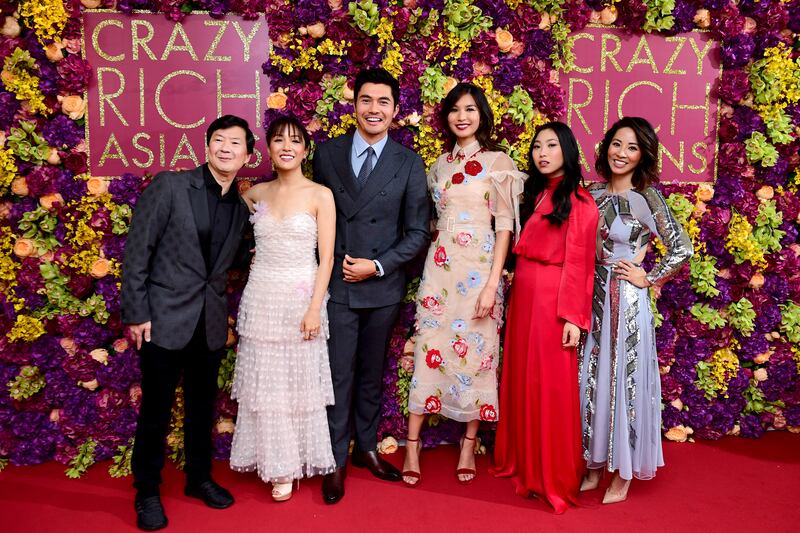 The cast of Crazy Rich Asians