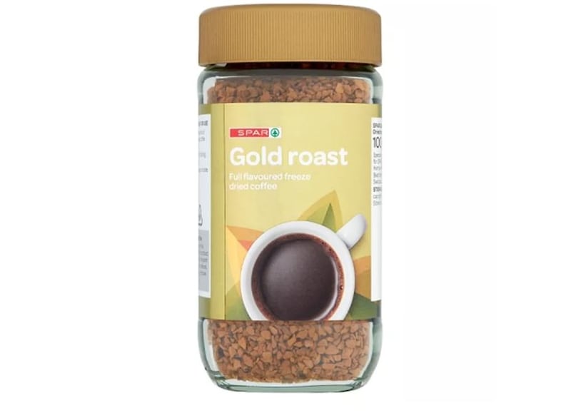 Jar of Spar Gold Roast instant coffee