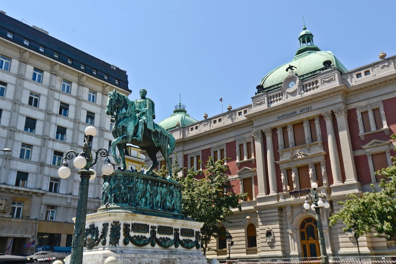 The National Museum of Serbia, Republic Square (Alamy/PA)