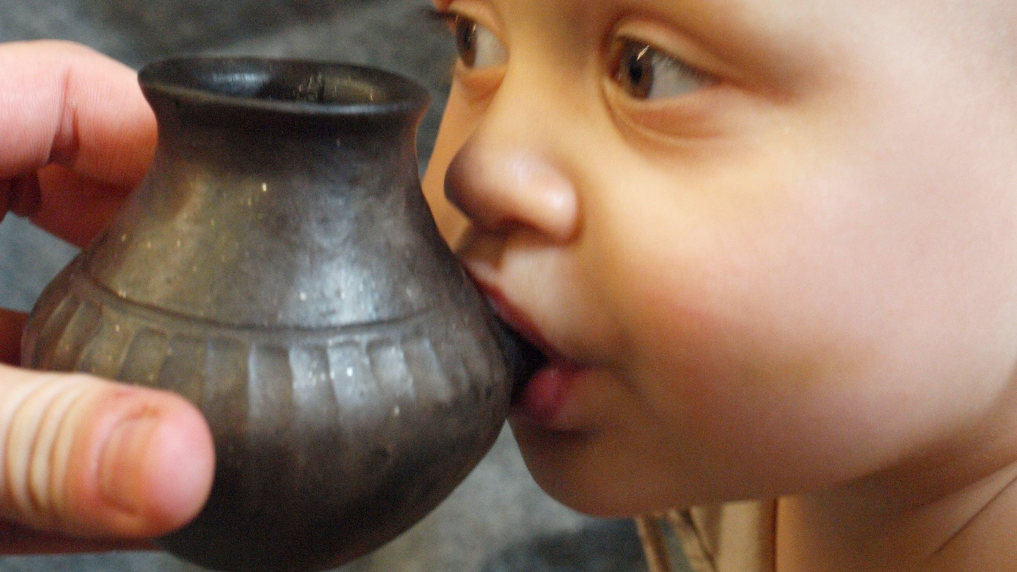 Chemical analysis of food in ancient clay vessels indicates the milk came from grazing animals.