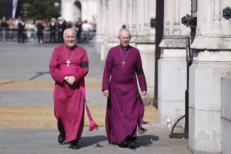 Archbishop of York Stephen Cottrell (left) has been the Church’s second-in-command to Archbishop of Canterbury Justin Welby