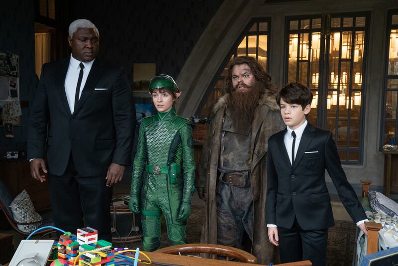 Nonso Anozie as Domovoi Butler, Lara McDonnell as Holly Short, Josh Gad as Mulch Diggums and Ferdia Shaw as Artemis Fowl II&nbsp;