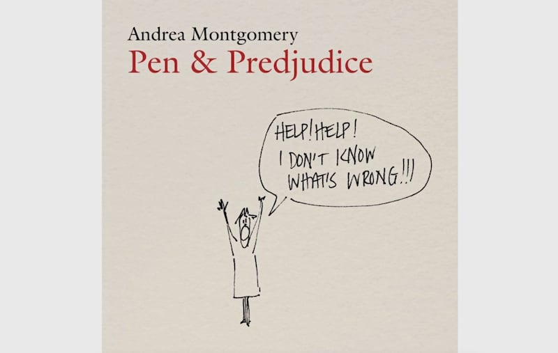 Andrea Montgomery&#39;s new book of cartoons is called Pen &amp; Predjudice 