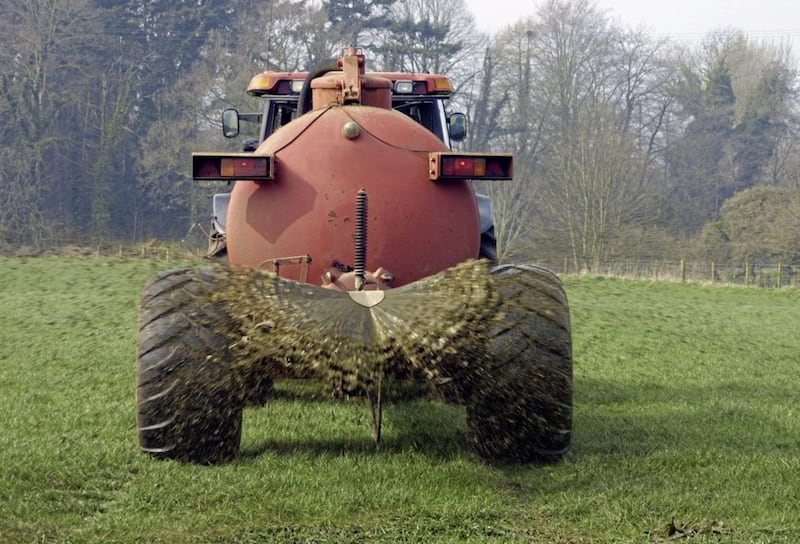 Farmers are being urged to take extra care with working with slurry when the closed period for spreading ends next week 