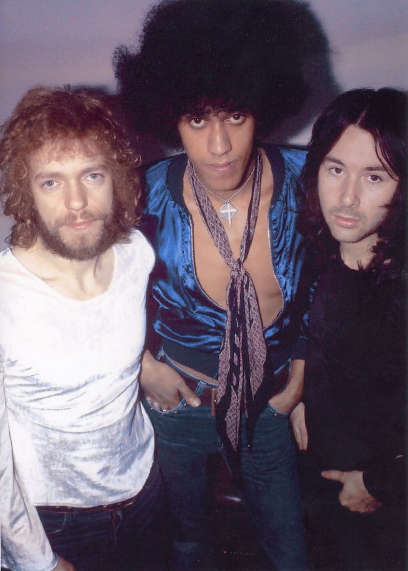 Eric Bell, Phil Lynott and Brian Downey, three of the founding members of Thin Lizzy