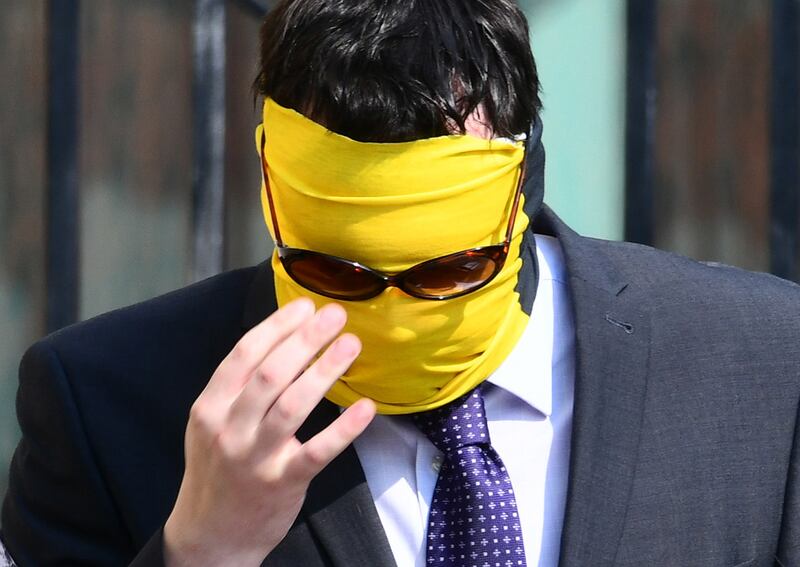 Alan Lewis - PhotopressBelfast.co.uk.     17-5-2024   
Unmasked, William Maher near Belfast Crown Court today, (Friday), after the former east Belfast primary school teacher was sentenced following guilty pleas to two child sex offences.
Court Copy by Ashleigh McDonald via AM News
Mobile :  07968 698207