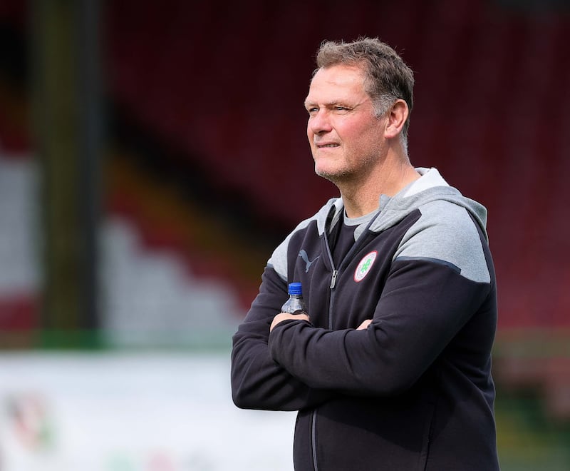 Cliftonville manager Jim Magilton