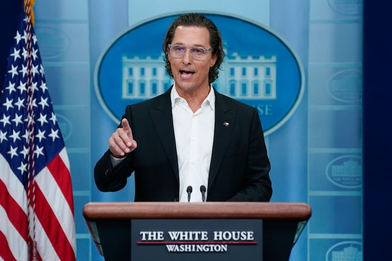 Biden Guns McConaughey