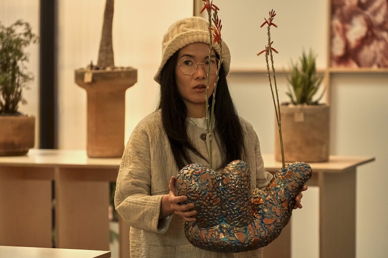 Amy (Ali Wong) gets involved in a road rage tit-for-tat in Netflix's Beef.  Picture by Netflix