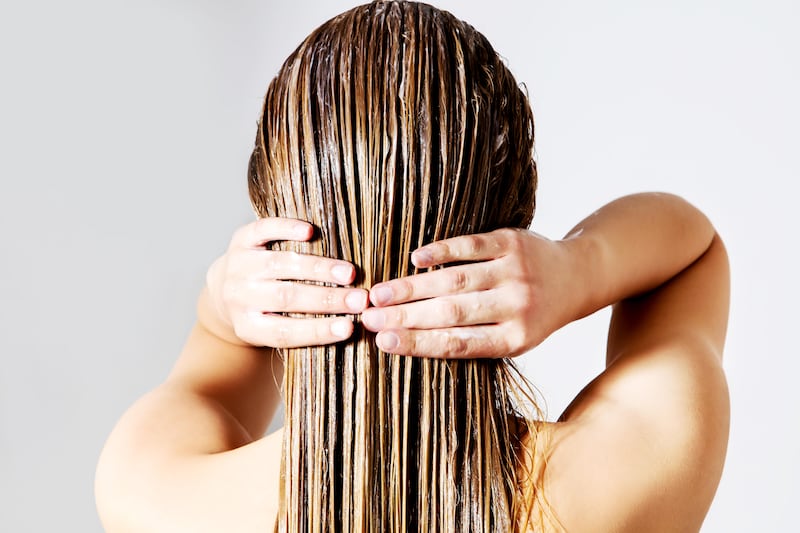 Conditioners and masks that contain peptides and collagen will help strengthen hair bonds