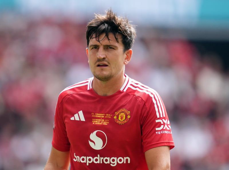 Harry Maguire suffered an injury at Wembley