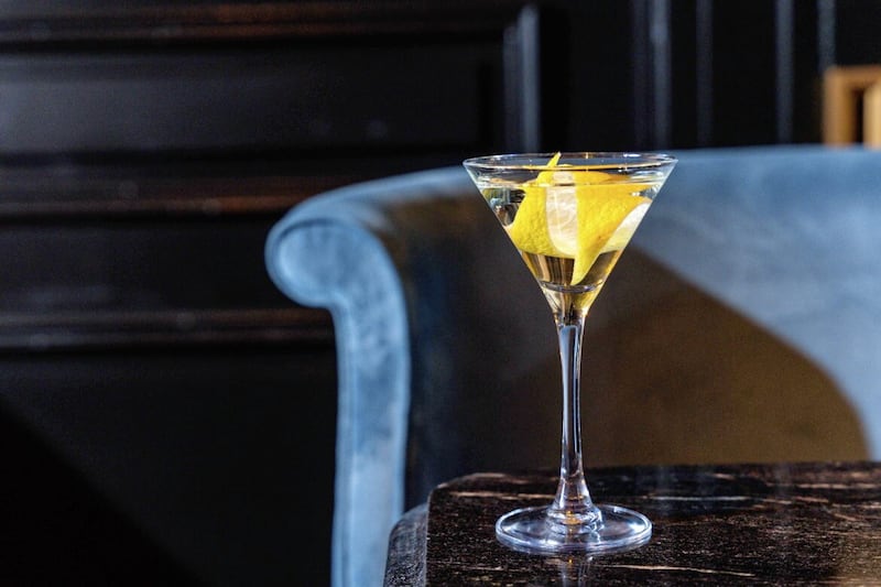 A Boatyard Martini, featuring spirit from the Enniskillen distillery. 