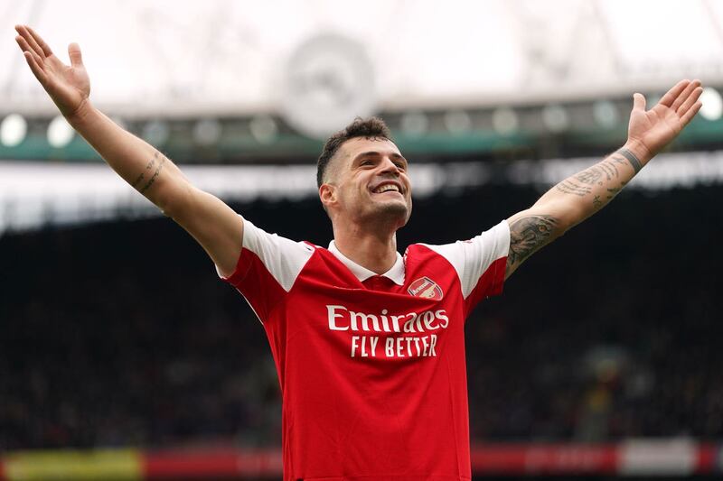 Granit Xhaka's contract runs until next summer 