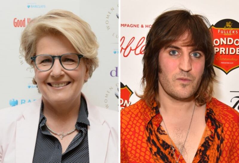 Sandi Toksvig and Noel Fielding