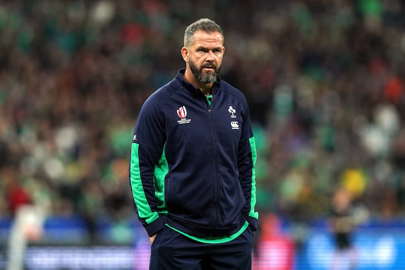 Head coach Andy Farrell dismissed the significance of Ireland’s Rugby World Cup exit at the hands of New Zealand