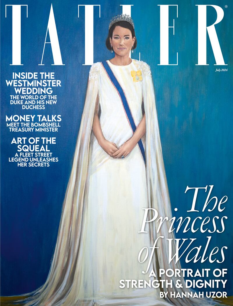 The Tatler July 2024 cover featuring Hannah Uzor’s portrait of the princess