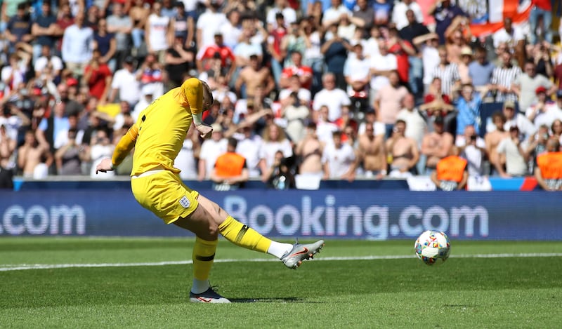 Jordan Pickford has saved several shoot-out penalties with England and even scored one in the 2019 Nations League