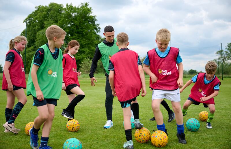 Phil Foden is targeting glory with England at Euro 2024 (McDonald’s Football Fun)