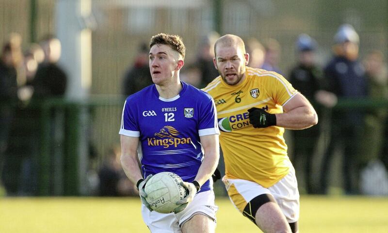 Oisin Kiernan helped Cavan to a big victory over Offaly in Pearse Park 