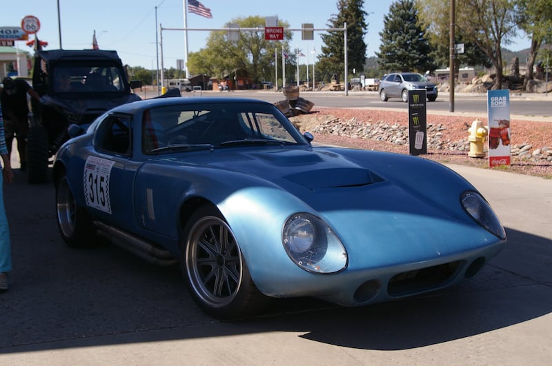 Kit car, Williams, Arizona. Its husband and wife owners had driven it all over the States