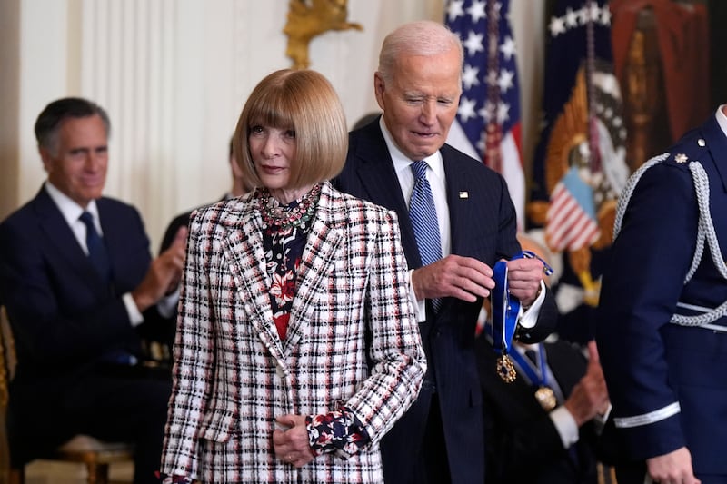 President Joe Biden with Anna Wintour (Manuel Balce Ceneta/AP)