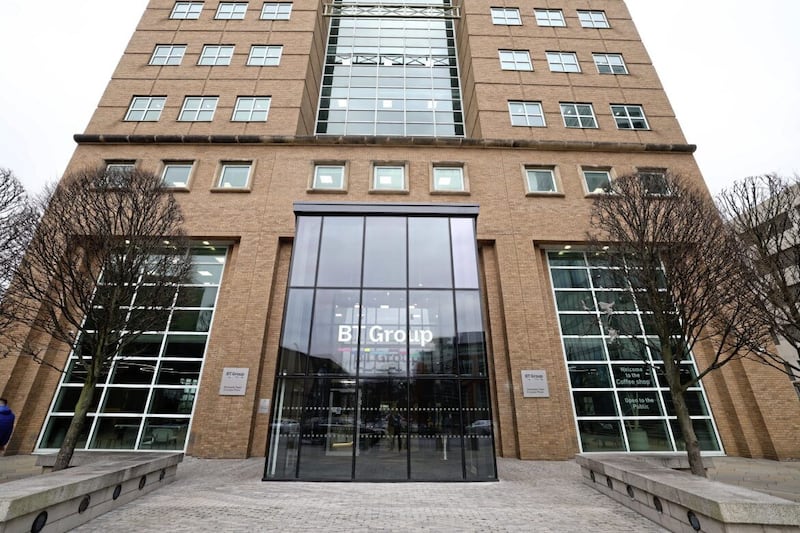 BT Group reopened its Riverside Tower building at Belfast&#39;s Lanyon Place in March 