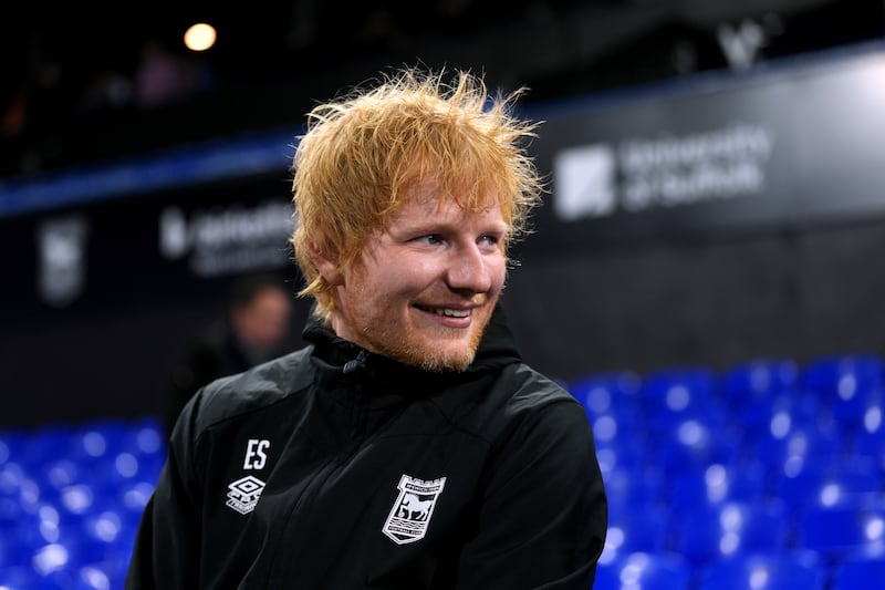 Ed Sheeran is an Ipswich fan