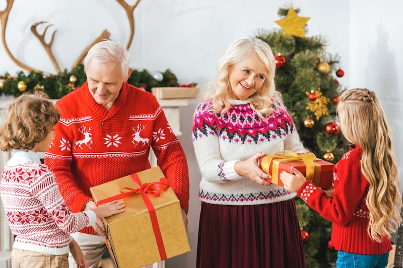 Some people enjoy giving their family lots of presents at Christmas