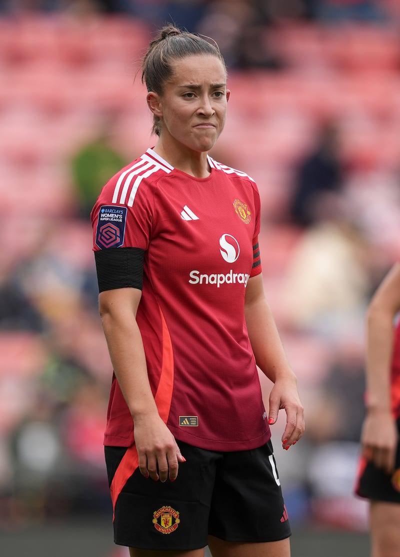 Manchester United captain Maya Le Tissier was diagnosed with a concussion