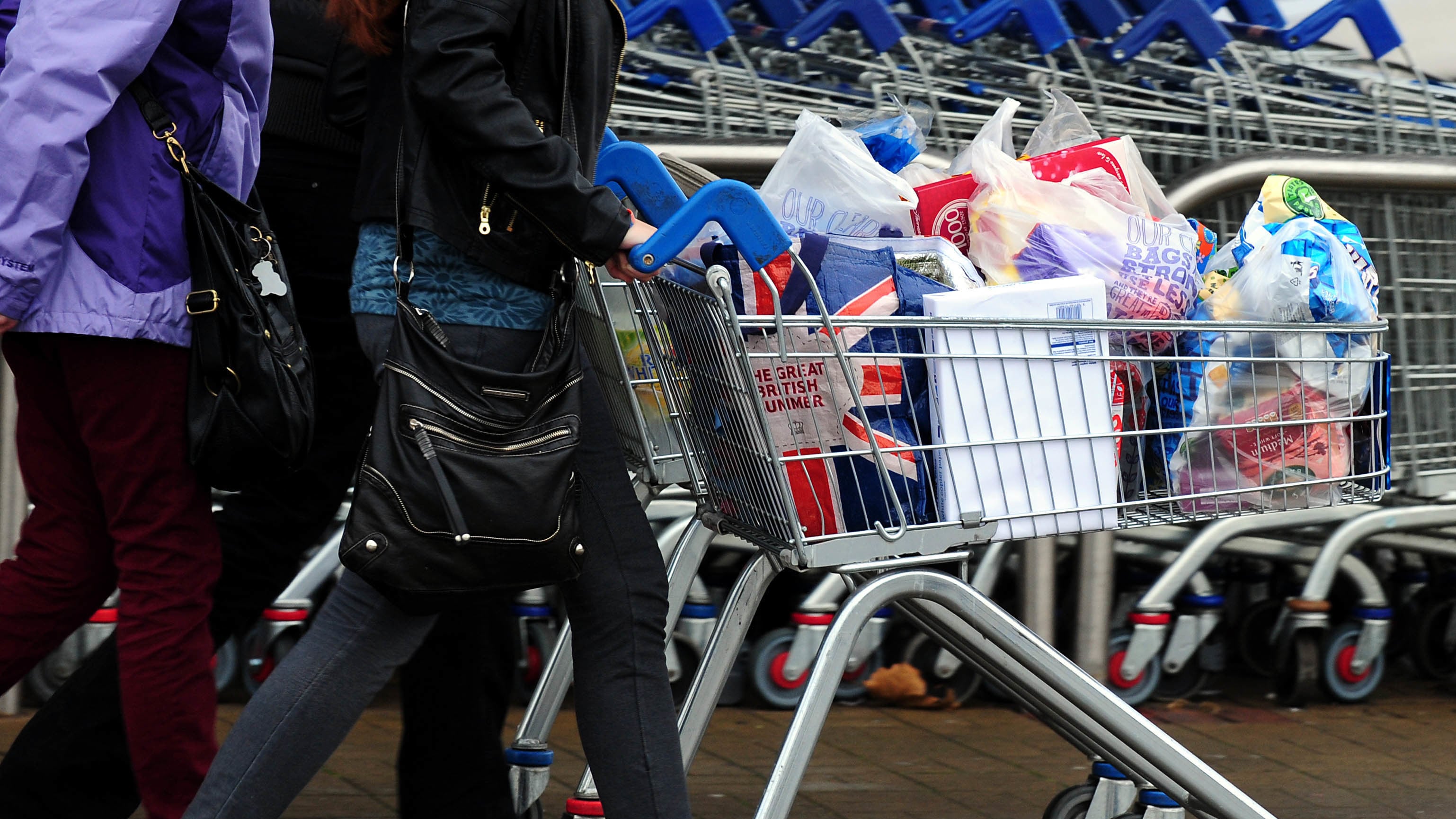 The wet weather has hit supermarket sales