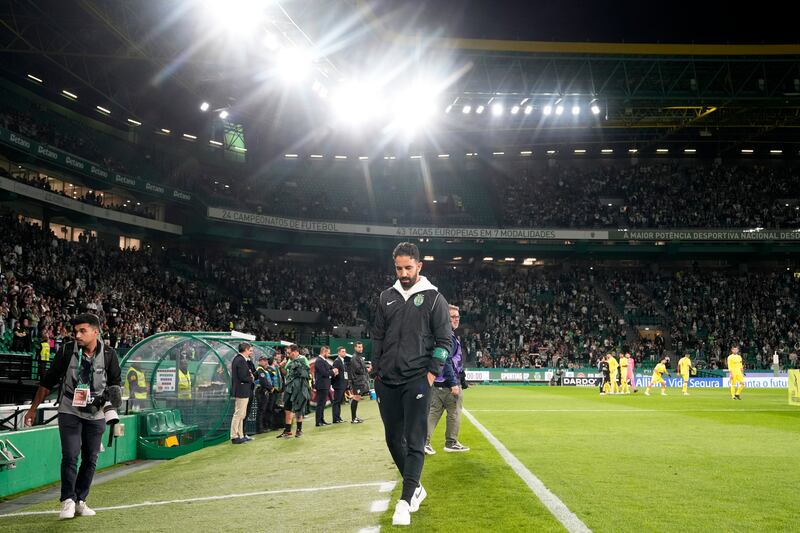 Sporting Lisbon head coach Ruben Amorim has said he will “explain everything” about his possible move to Manchester United (Ana Brigida/AP)