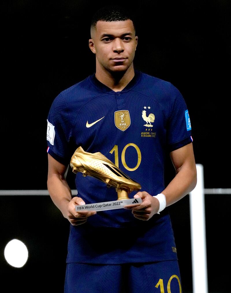 Mbappe is a World Cup Golden Boot winner with France