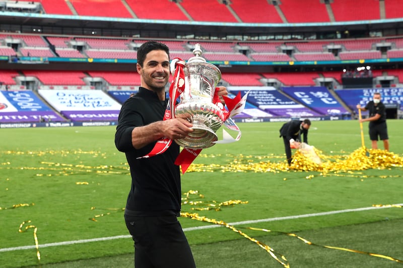 Arteta hopes to add more silverware to Arsenal’s trophy cabinet