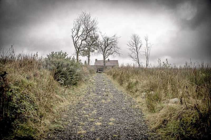 The remote cottage in Cornarusland which spawned the legend of the Cooneen Poltergeist 