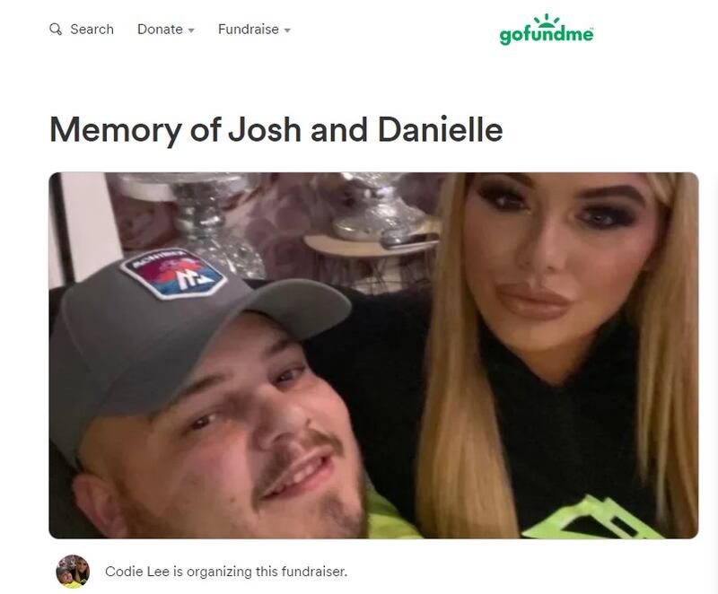 The GoFundMe page says that any money raised will go towards funeral costs and things for the children, who are still in hospital